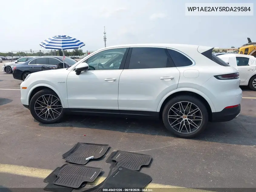 2024 Porsche Cayenne E-Hybrid VIN: WP1AE2AY5RDA29584 Lot: 45431226