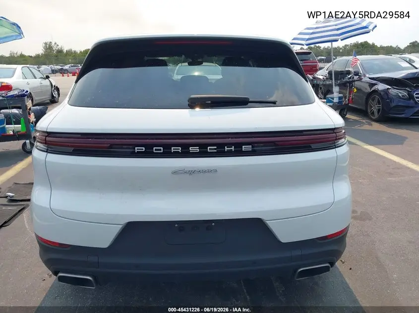 2024 Porsche Cayenne E-Hybrid VIN: WP1AE2AY5RDA29584 Lot: 45431226
