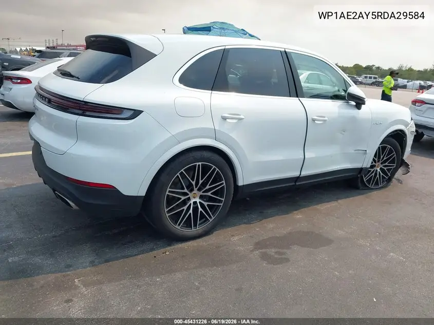 2024 Porsche Cayenne E-Hybrid VIN: WP1AE2AY5RDA29584 Lot: 45431226