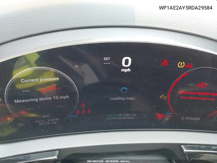2024 Porsche Cayenne E-Hybrid VIN: WP1AE2AY5RDA29584 Lot: 45431226