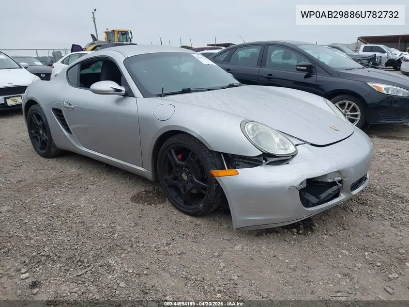 2006 Porsche Cayman S VIN: WP0AB29886U782732 Lot: 44994189
