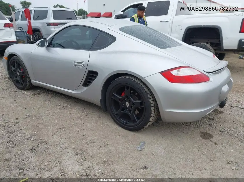 2006 Porsche Cayman S VIN: WP0AB29886U782732 Lot: 44994189