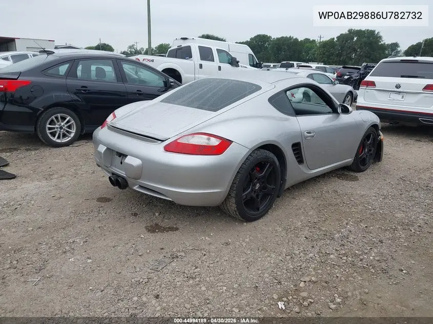 2006 Porsche Cayman S VIN: WP0AB29886U782732 Lot: 44994189