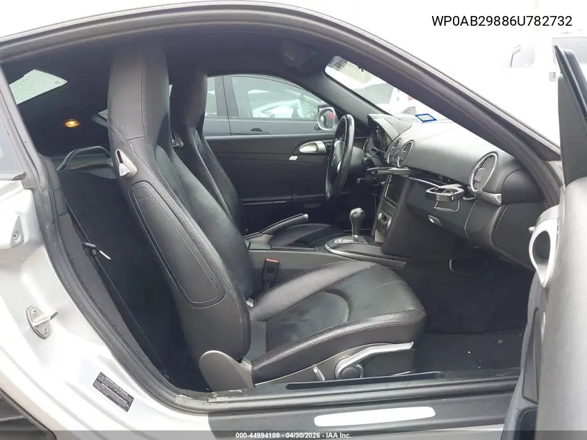 2006 Porsche Cayman S VIN: WP0AB29886U782732 Lot: 44994189