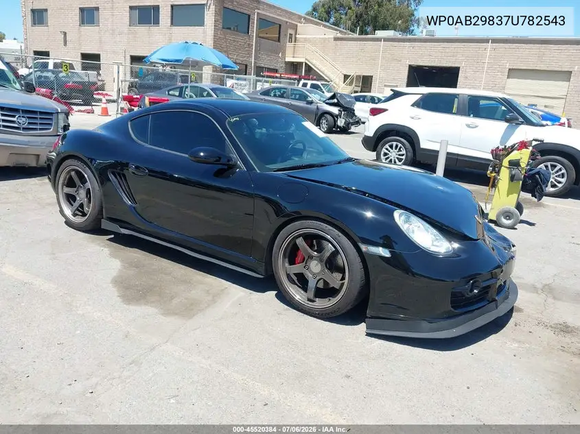 2007 Porsche Cayman S VIN: WP0AB29837U782543 Lot: 45520384