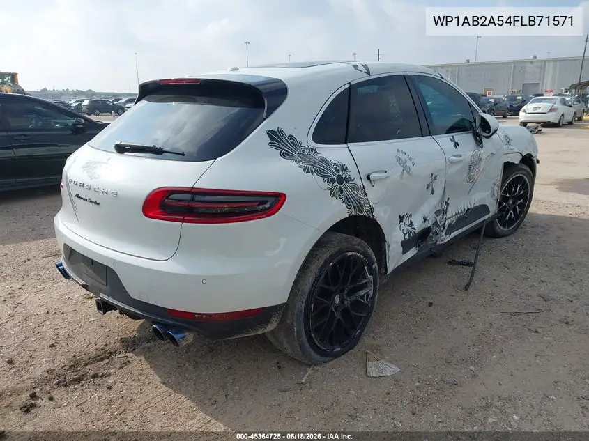 2015 Porsche Macan S VIN: WP1AB2A54FLB71571 Lot: 45364725