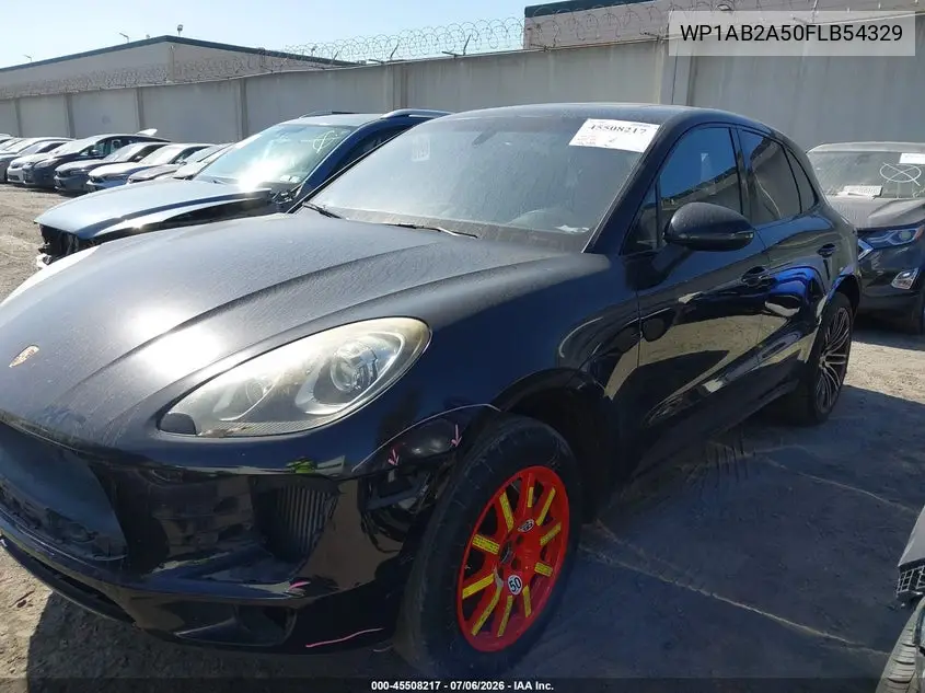 2015 Porsche Macan S VIN: WP1AB2A50FLB54329 Lot: 45508217