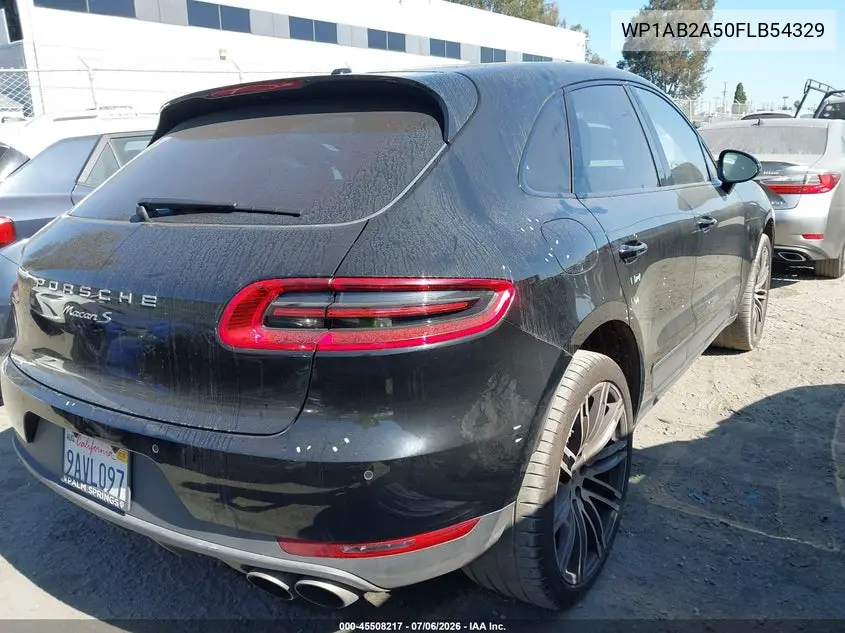 2015 Porsche Macan S VIN: WP1AB2A50FLB54329 Lot: 45508217