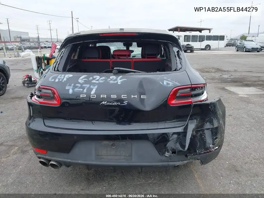 2015 Porsche Macan S VIN: WP1AB2A55FLB44279 Lot: 45514278