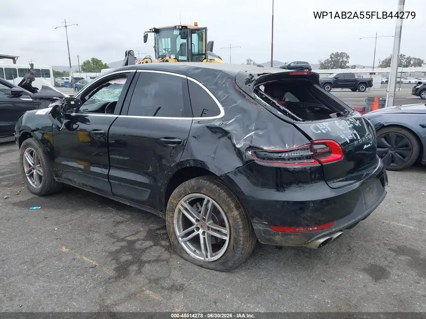 2015 Porsche Macan S VIN: WP1AB2A55FLB44279 Lot: 45514278