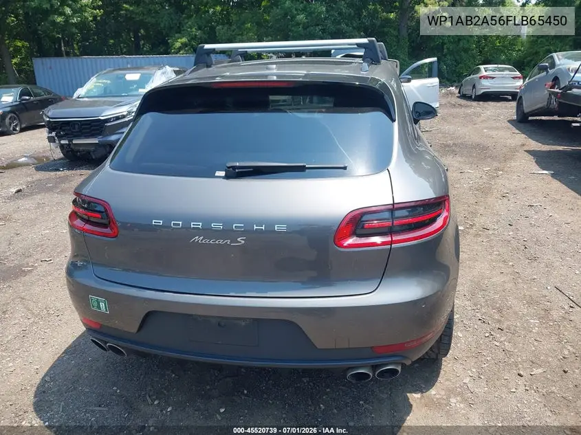 2015 Porsche Macan S VIN: WP1AB2A56FLB65450 Lot: 45520739