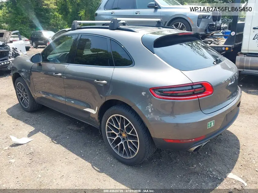 2015 Porsche Macan S VIN: WP1AB2A56FLB65450 Lot: 45520739