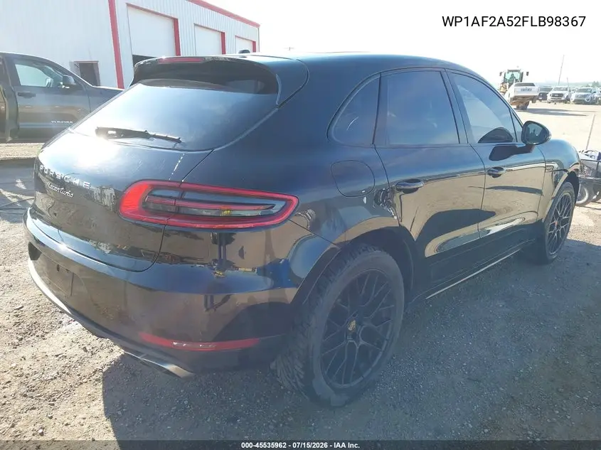 2015 Porsche Macan Turbo VIN: WP1AF2A52FLB98367 Lot: 45535962