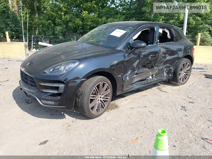 2015 Porsche Macan Turbo VIN: WP1AF2A59FLB99015 Lot: 45615634
