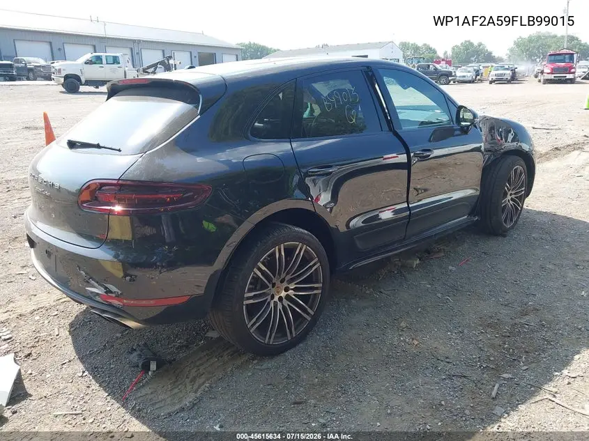 2015 Porsche Macan Turbo VIN: WP1AF2A59FLB99015 Lot: 45615634