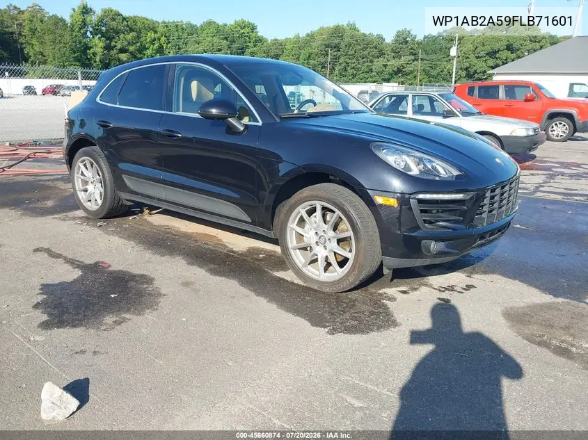 2015 Porsche Macan S VIN: WP1AB2A59FLB71601 Lot: 45660874