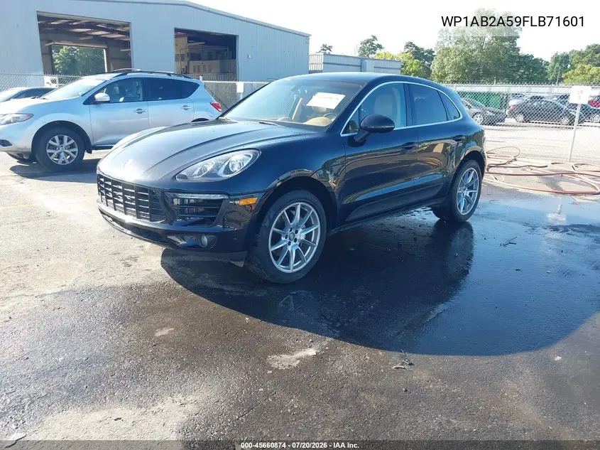 2015 Porsche Macan S VIN: WP1AB2A59FLB71601 Lot: 45660874
