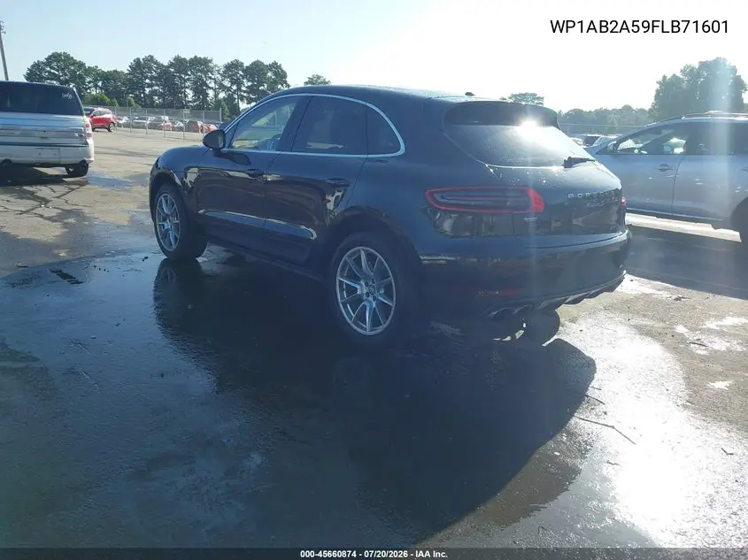 2015 Porsche Macan S VIN: WP1AB2A59FLB71601 Lot: 45660874