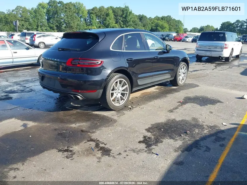 2015 Porsche Macan S VIN: WP1AB2A59FLB71601 Lot: 45660874