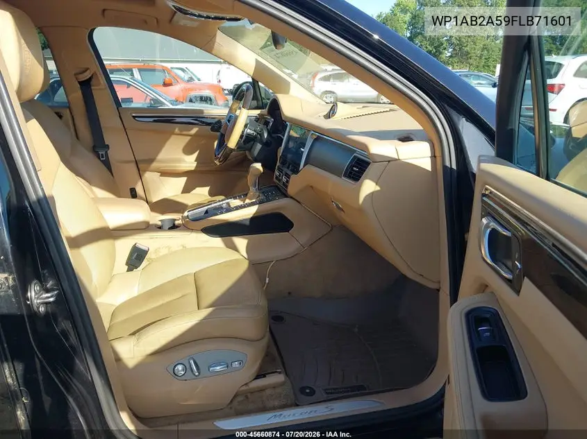 2015 Porsche Macan S VIN: WP1AB2A59FLB71601 Lot: 45660874