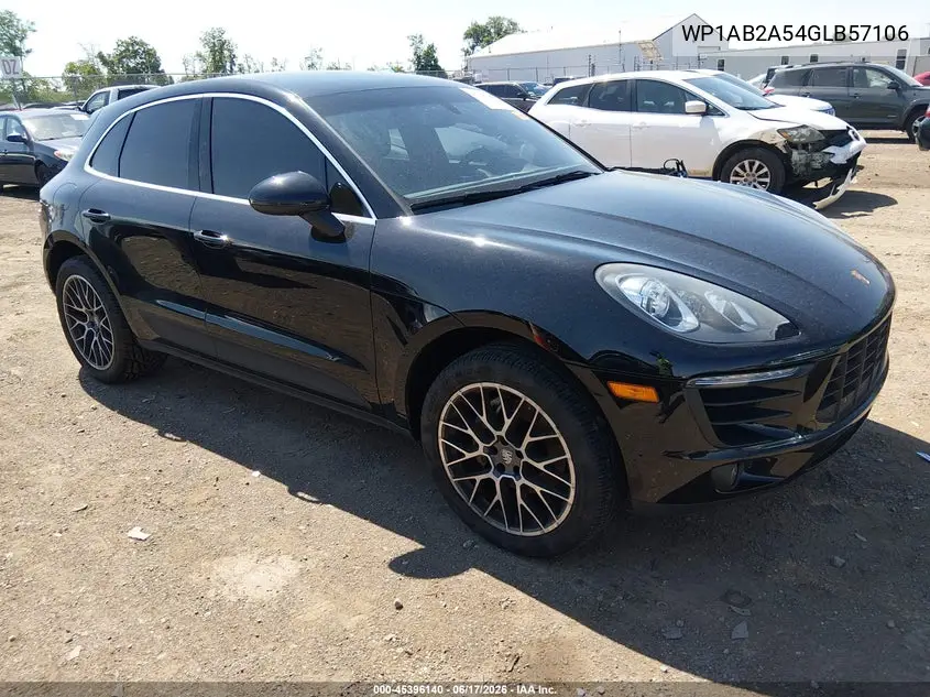 2016 Porsche Macan S VIN: WP1AB2A54GLB57106 Lot: 45396140