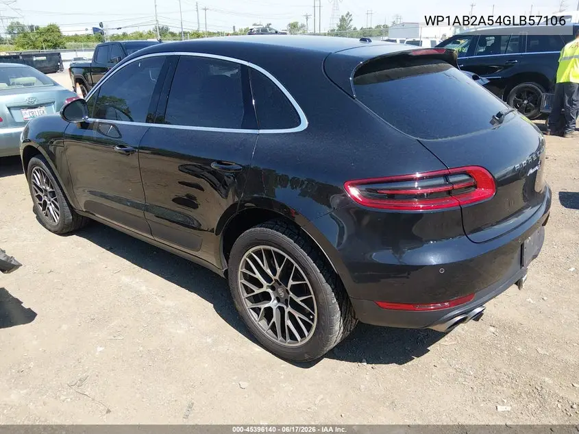 2016 Porsche Macan S VIN: WP1AB2A54GLB57106 Lot: 45396140
