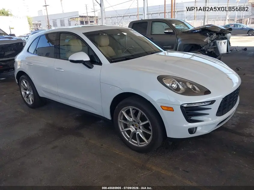 2016 Porsche Macan S VIN: WP1AB2A5XGLB56882 Lot: 45585905