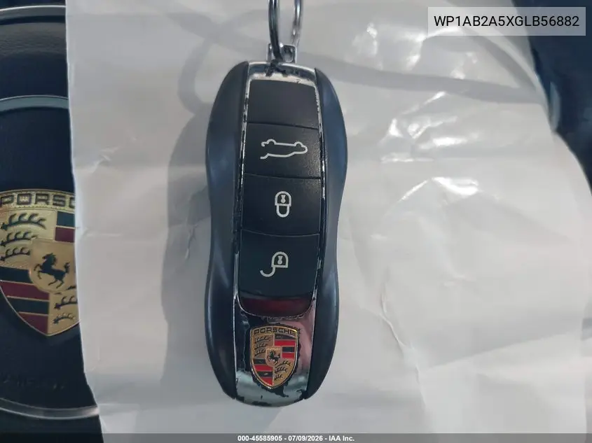 2016 Porsche Macan S VIN: WP1AB2A5XGLB56882 Lot: 45585905