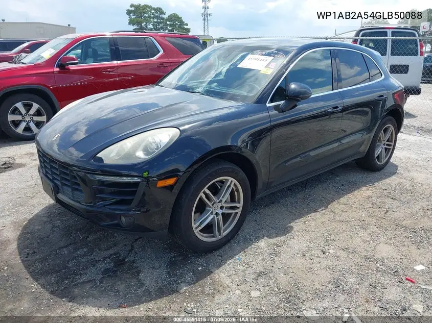 2016 Porsche Macan S VIN: WP1AB2A54GLB50088 Lot: 45591415