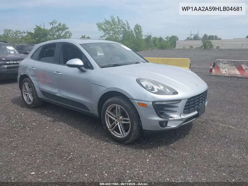 2017 Porsche Macan VIN: WP1AA2A59HLB04681 Lot: 45317863