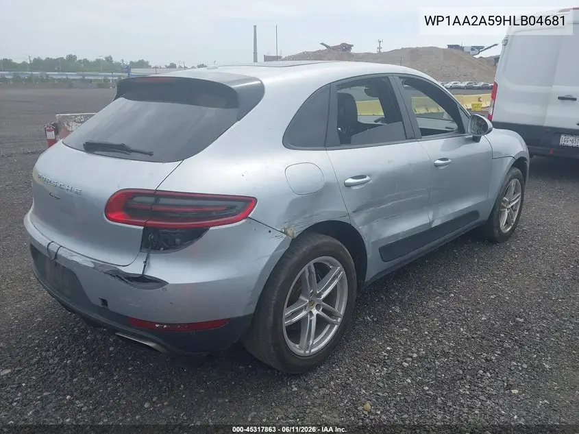 2017 Porsche Macan VIN: WP1AA2A59HLB04681 Lot: 45317863
