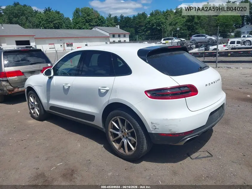 2017 Porsche Macan VIN: WP1AA2A59HLB04020 Lot: 45389555