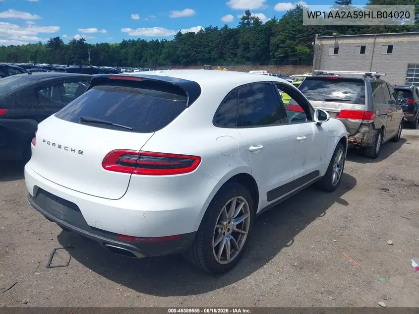 2017 Porsche Macan VIN: WP1AA2A59HLB04020 Lot: 45389555