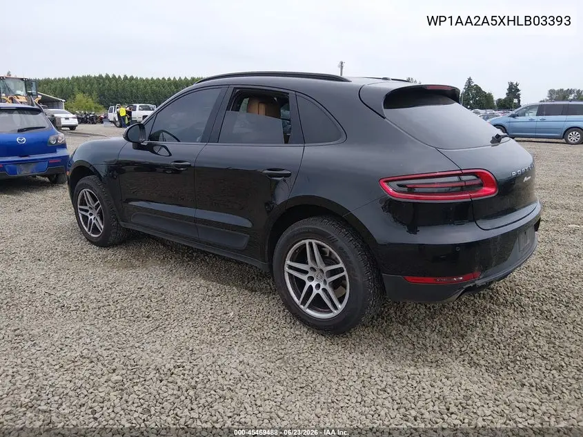 2017 Porsche Macan VIN: WP1AA2A5XHLB03393 Lot: 45469488