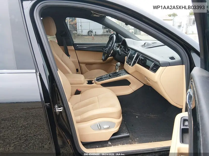 2017 Porsche Macan VIN: WP1AA2A5XHLB03393 Lot: 45469488