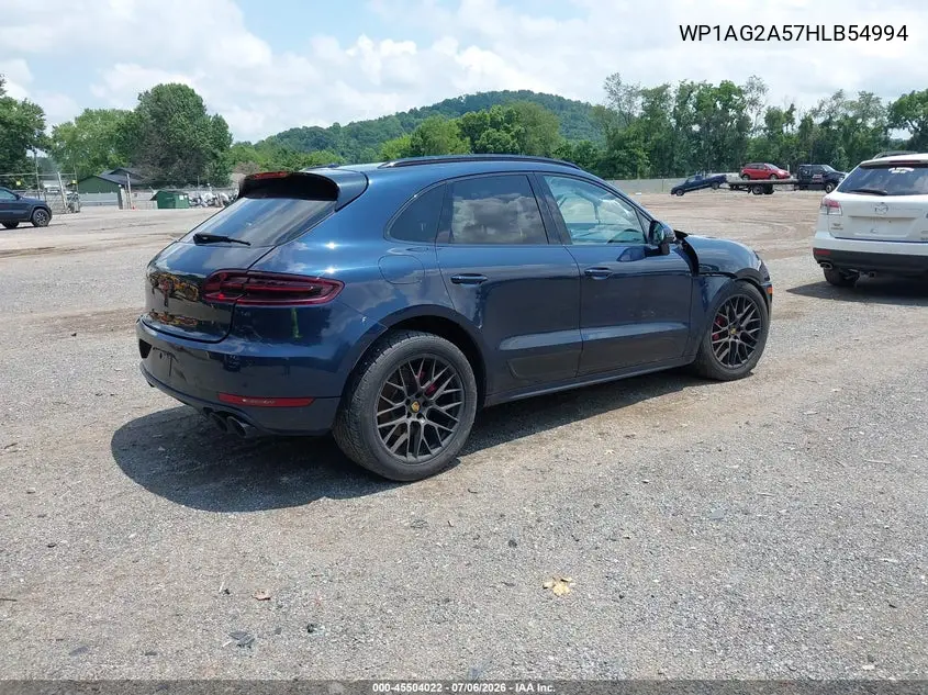 2017 Porsche Macan Gts VIN: WP1AG2A57HLB54994 Lot: 45504022