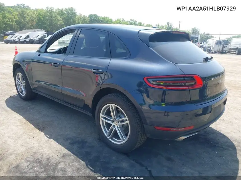 2017 Porsche Macan VIN: WP1AA2A51HLB07929 Lot: 45526732