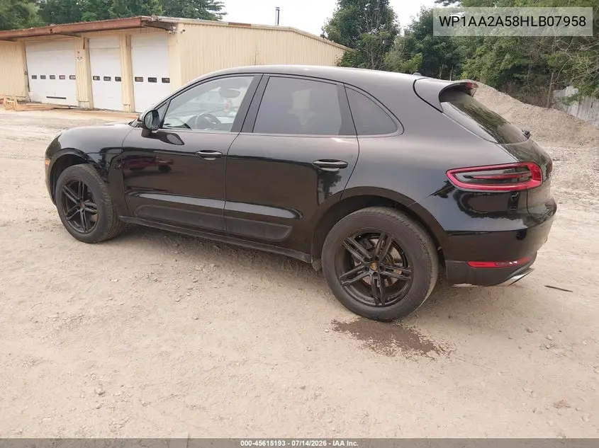 2017 Porsche Macan VIN: WP1AA2A58HLB07958 Lot: 45615193
