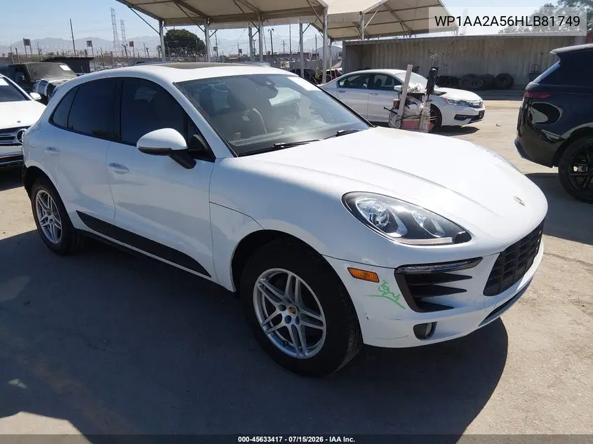 2017 Porsche Macan VIN: WP1AA2A56HLB81749 Lot: 45633417