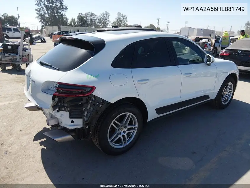 2017 Porsche Macan VIN: WP1AA2A56HLB81749 Lot: 45633417