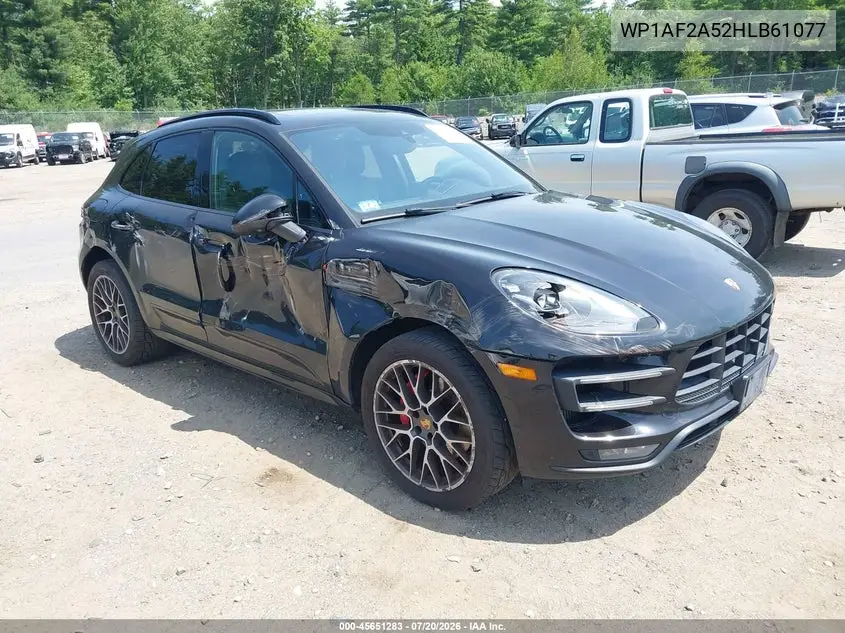 2017 Porsche Macan Turbo VIN: WP1AF2A52HLB61077 Lot: 45651283