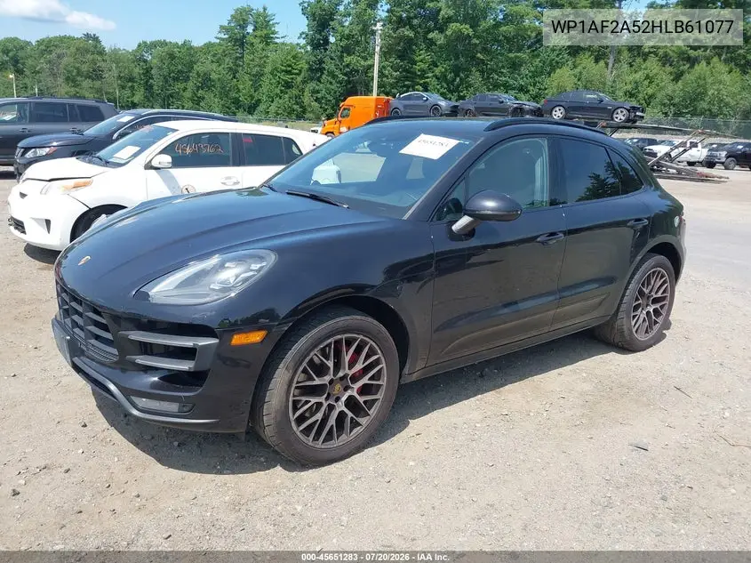 2017 Porsche Macan Turbo VIN: WP1AF2A52HLB61077 Lot: 45651283