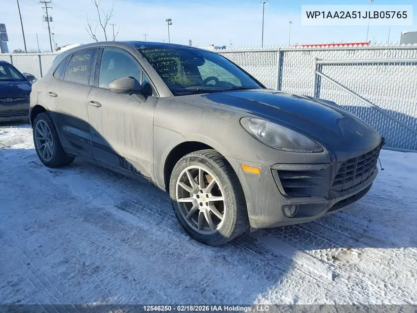 2018 Porsche Macan Sport Edition VIN: WP1AA2A51JLB05765 Lot: 12546250