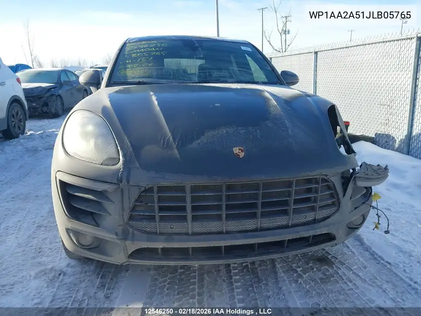 2018 Porsche Macan Sport Edition VIN: WP1AA2A51JLB05765 Lot: 12546250