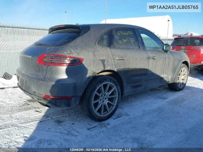 2018 Porsche Macan Sport Edition VIN: WP1AA2A51JLB05765 Lot: 12546250