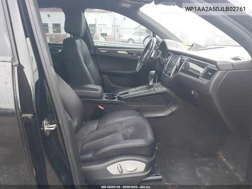 2018 Porsche Macan VIN: WP1AA2A50JLB02761 Lot: 45292136