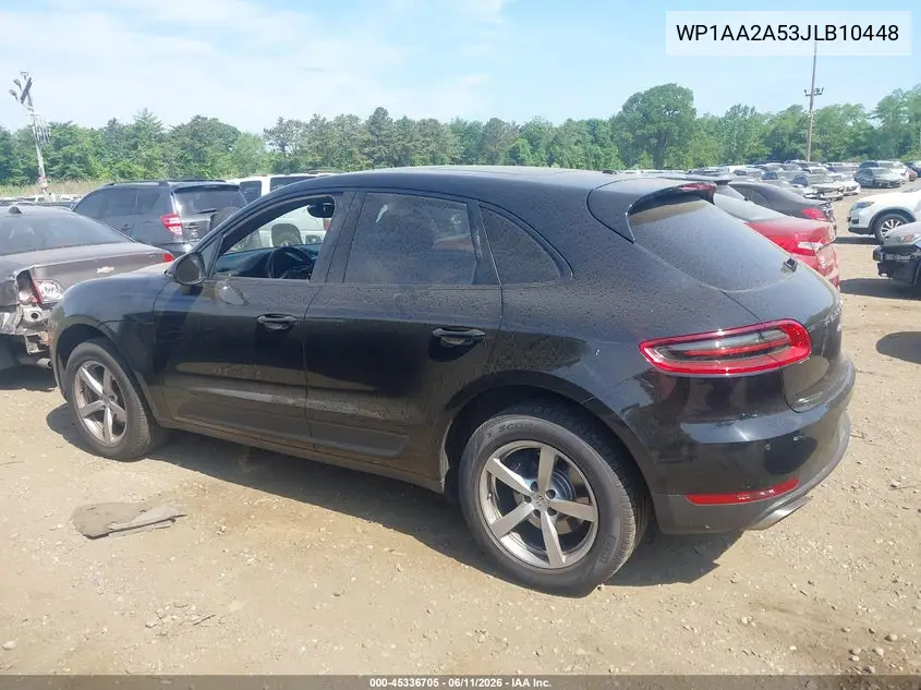 2018 Porsche Macan VIN: WP1AA2A53JLB10448 Lot: 45336705