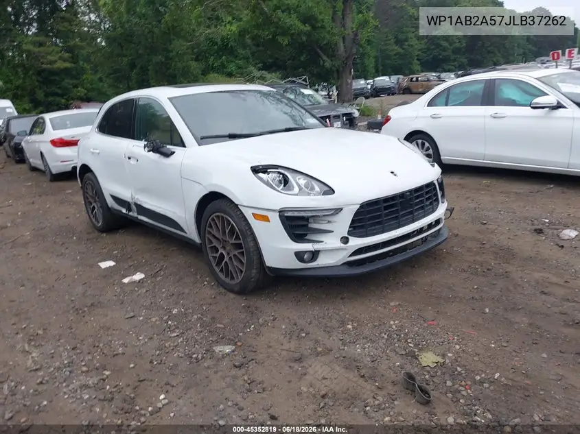 2018 Porsche Macan S VIN: WP1AB2A57JLB37262 Lot: 45352819