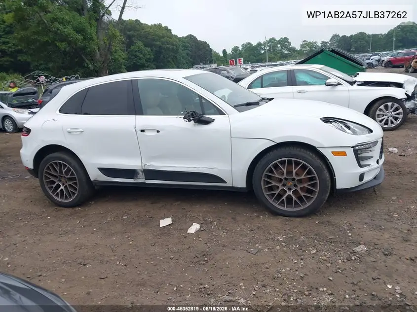 2018 Porsche Macan S VIN: WP1AB2A57JLB37262 Lot: 45352819