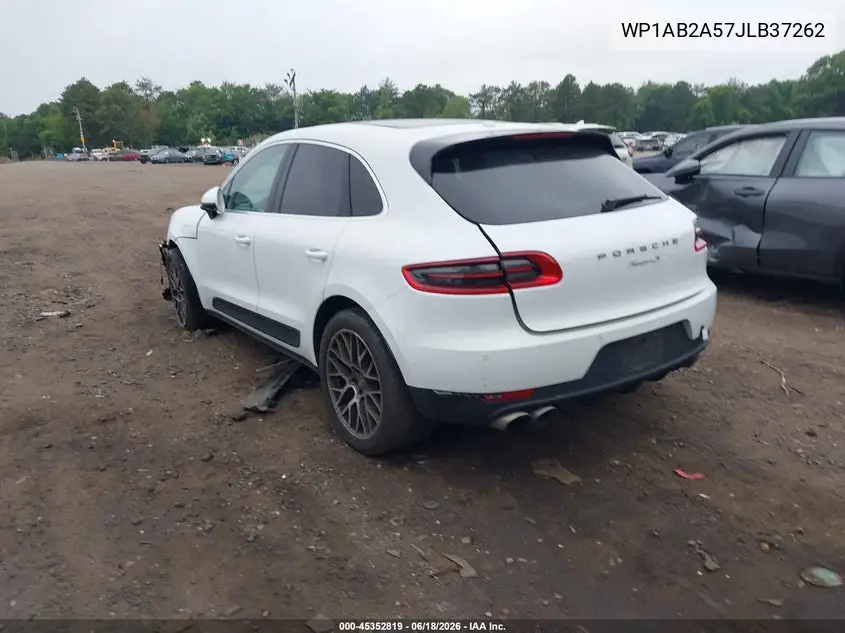 2018 Porsche Macan S VIN: WP1AB2A57JLB37262 Lot: 45352819